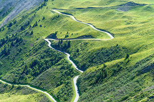 Col du Glandon Top Bends. Cycling Art by davidt. Cycling prints