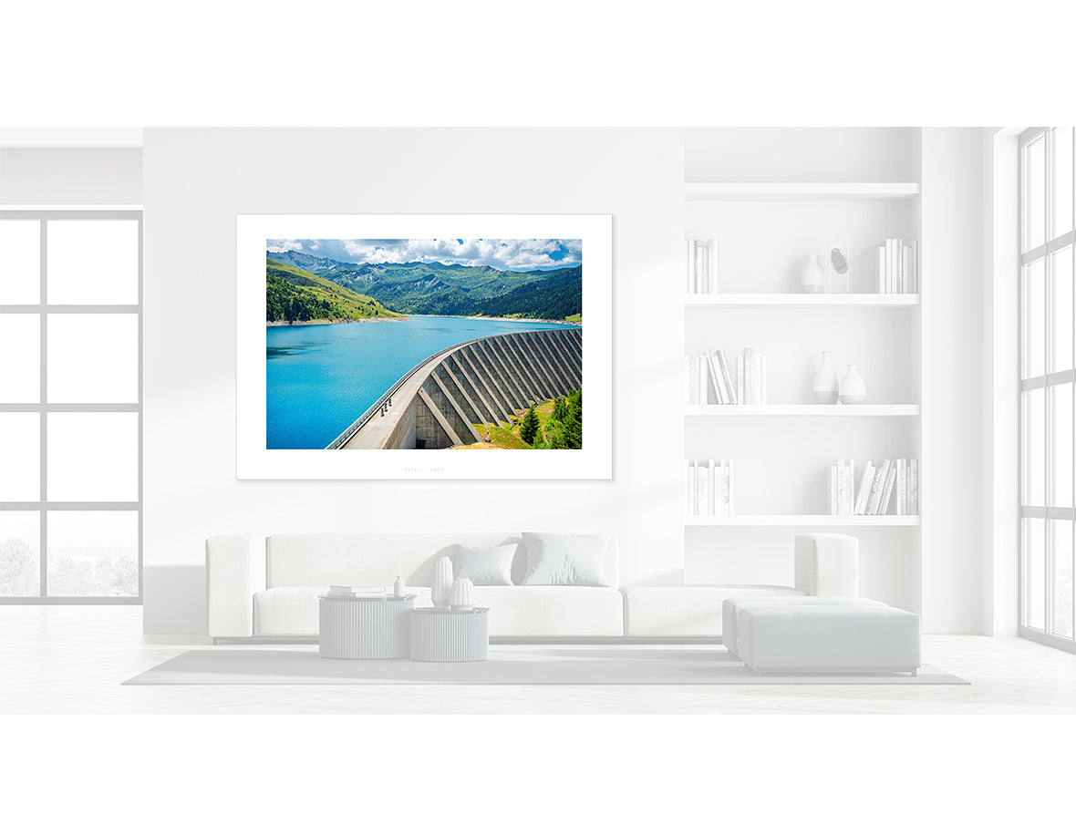 Barrage de Roselend Print Great cycling climbs