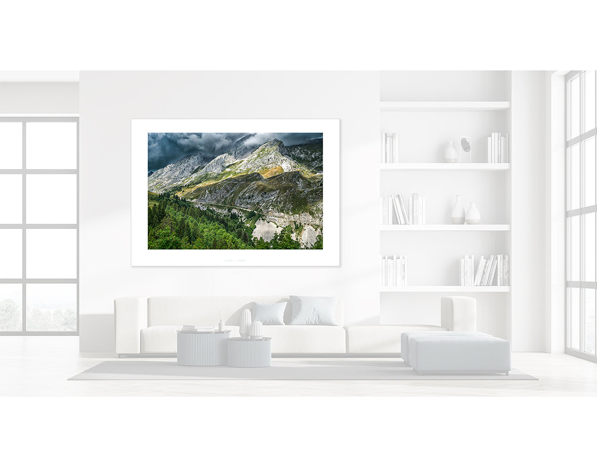 Col de la Colombière - Northside Photography print by davidt