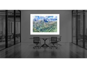 The Grimsel Road cycling photography prints for the office