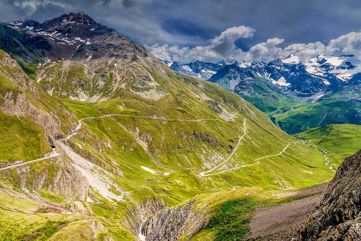 Col de I'Iseran, Cycling decor, Cycling Photography Prints, Cycling Interiors, Luxury Gifts for Cyclists, Photography Prints by Davidt