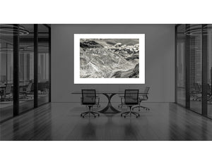 Col de I'Iseran Black and white cycling photography office prints by davidt