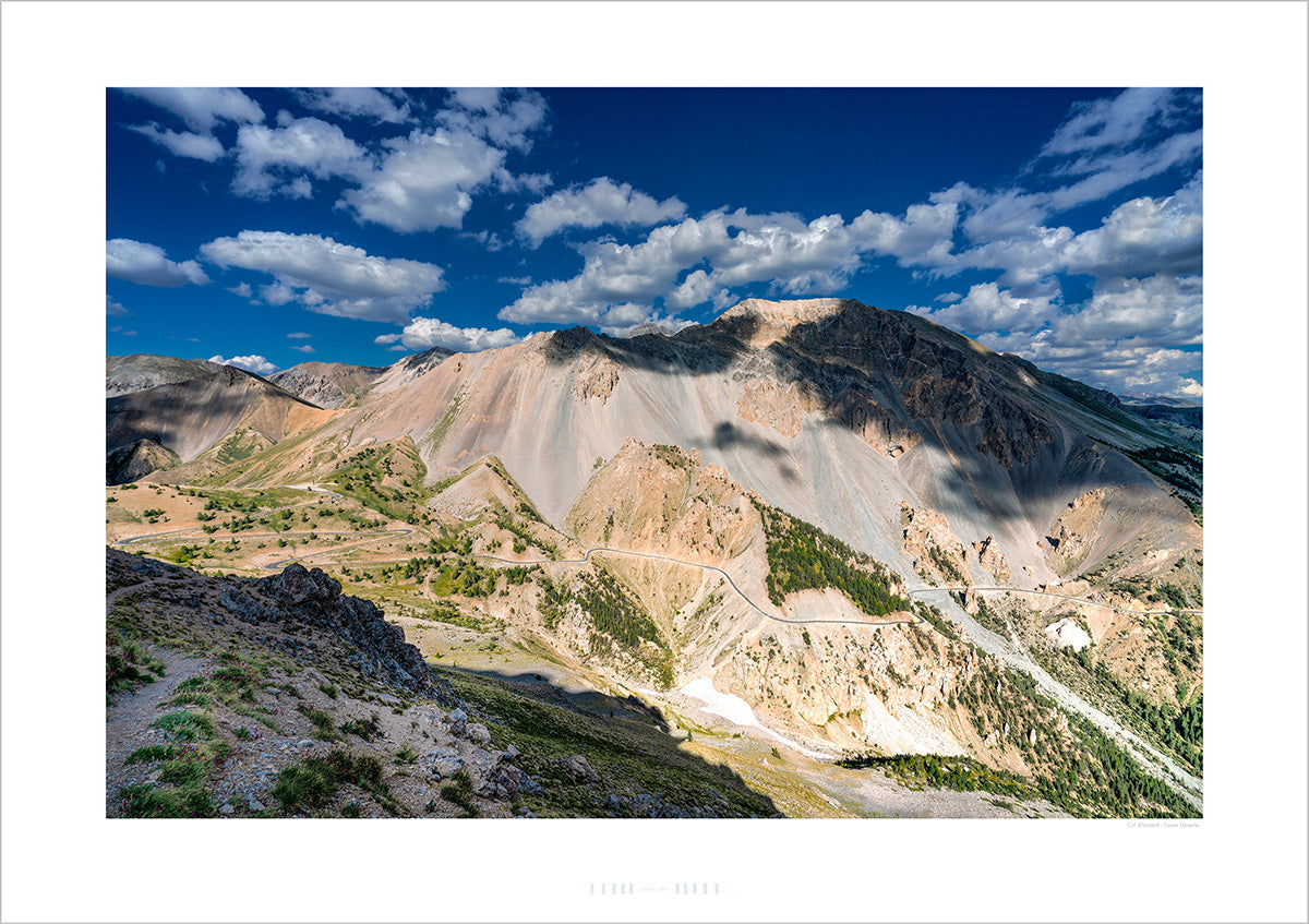 Col d'Izoard Casse Deserte. Cycling office Art by davidt