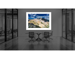 Col d'Izoard Casse Deserte. Office Cycling Art. Unique gifts for cyclists by davidt