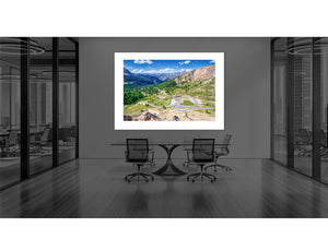 Col d'Izoard - Look North. Cycling photography office landscapes by davidt