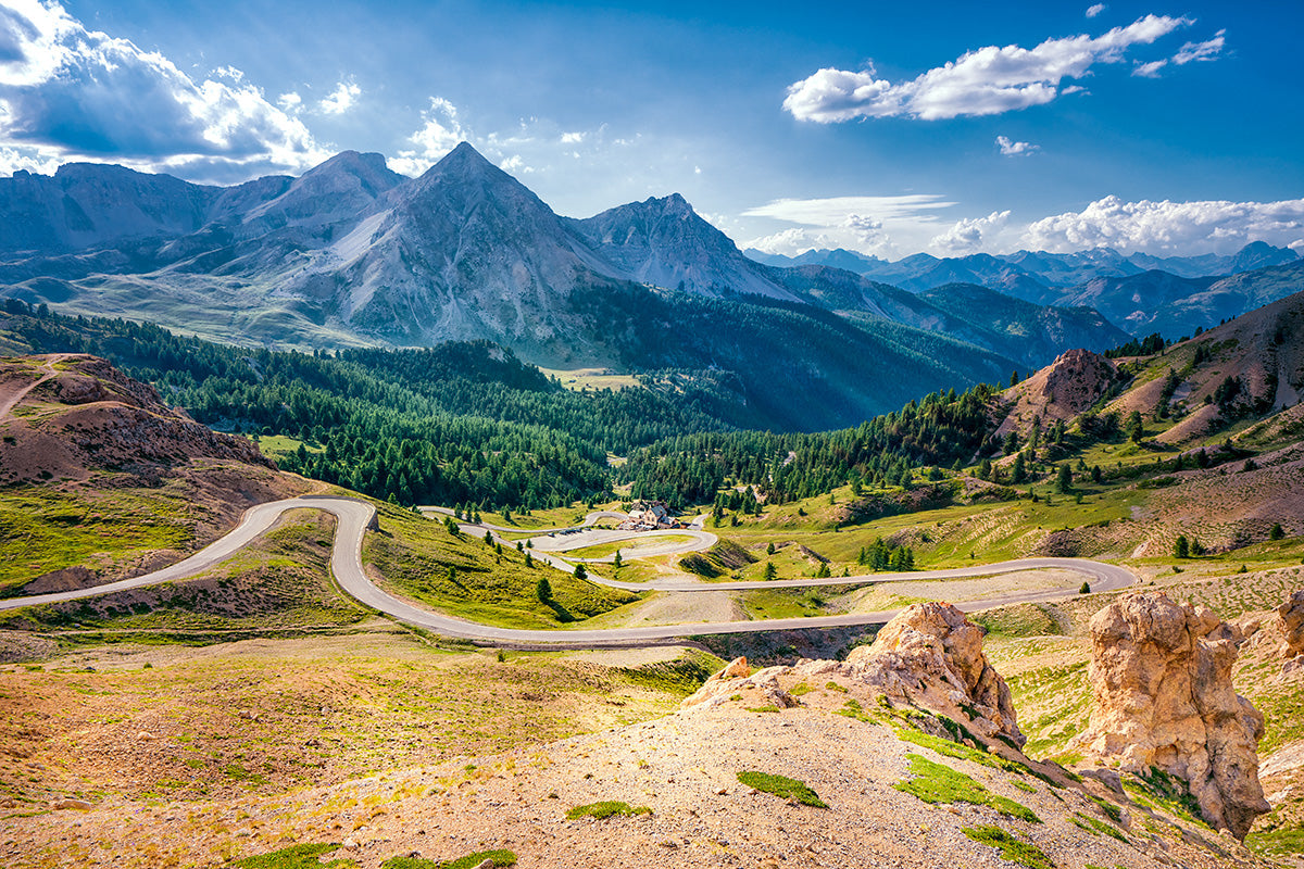 Col d'Izoard - Northern Climb, colour, cycling photography landscapes, gifts for cyclists by davidt