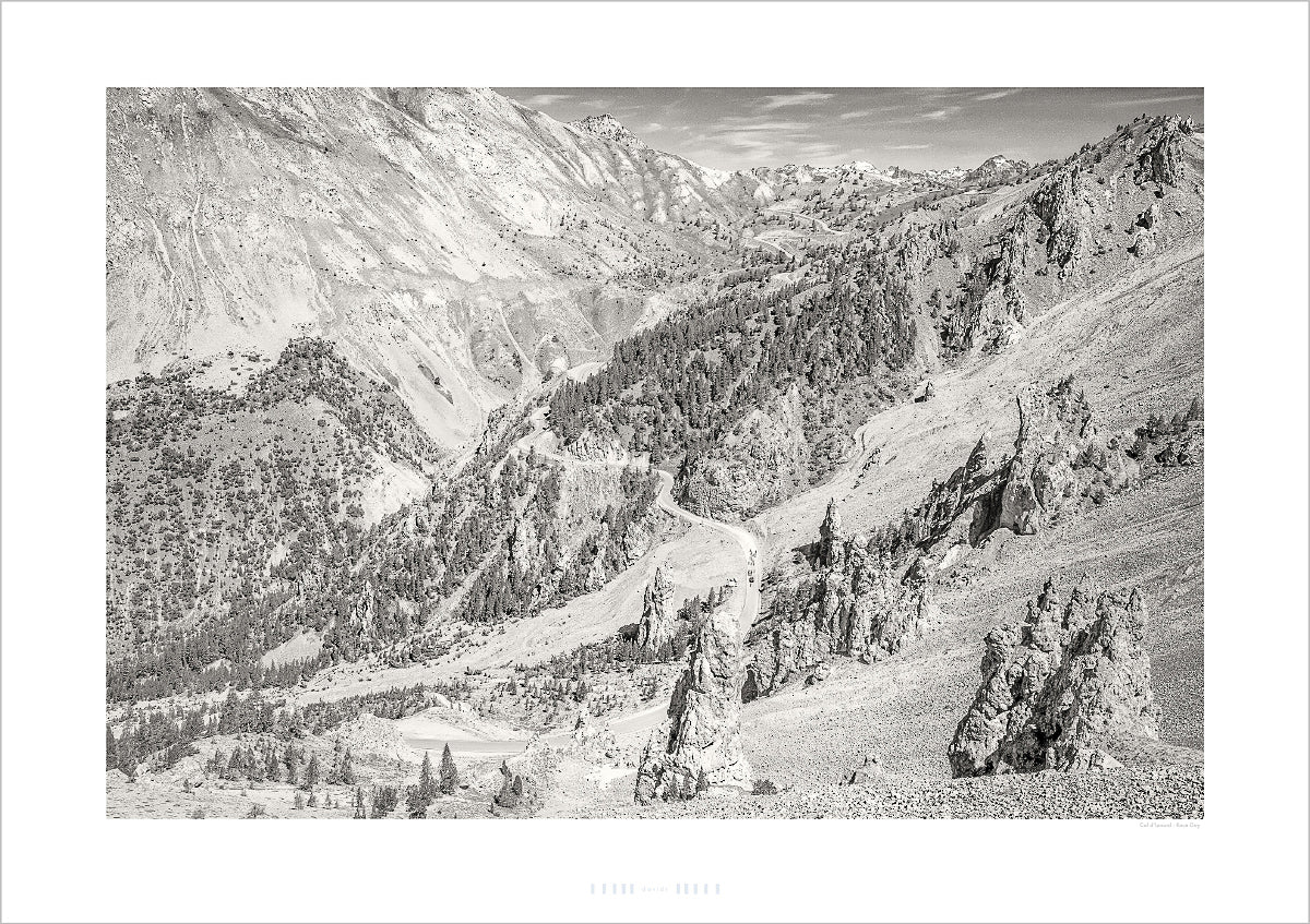 Col d'Izoard Race Day. Cycling photography prints by davidt. Gifts for cyclists