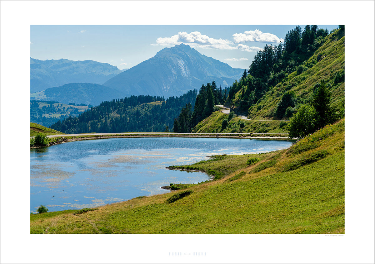 Col de Joux Plane - Lakeside Print