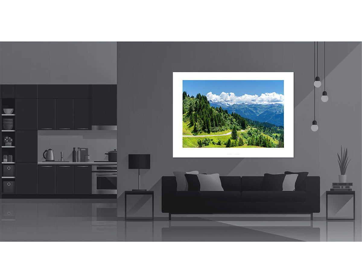 Col de Joux Plane Single Rider by davidt Cycling Landscapes