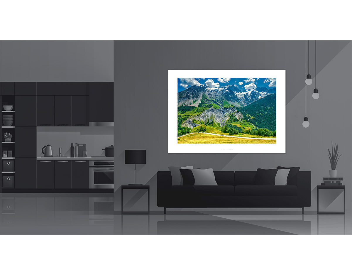 Col du Lautaret The Meije Glacier - Great Cycling Climbs by davidt