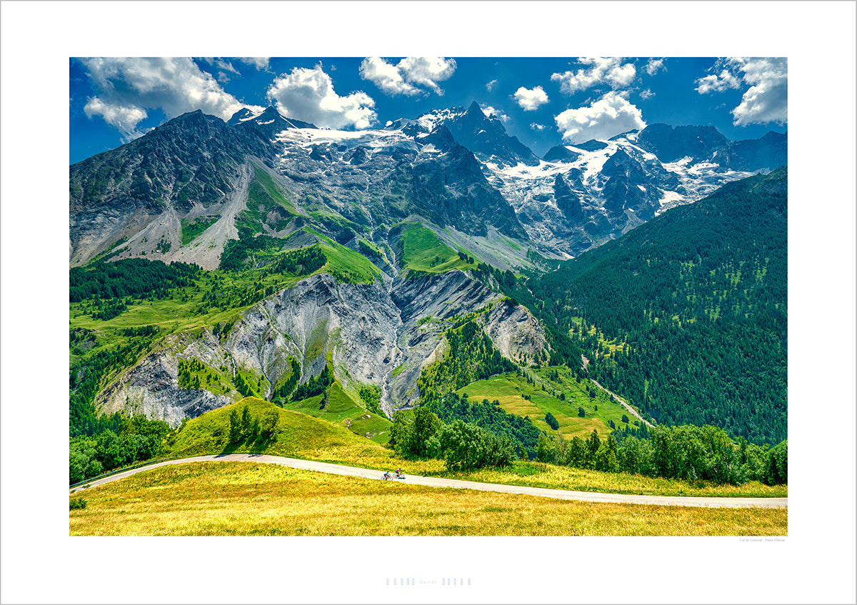 Col du Lautaret The Meije Glacier - Colour