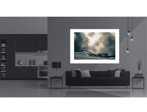 Col d'Aubisque - Let it Roll. Black and White Duotone Limited Edition Cycling landscape photography prints, gifts for cyclists by davidt