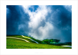 Col d'Aubisque - Let it Roll. Cycling landscape photography prints, gifts for cyclists