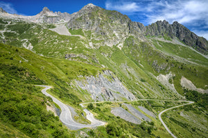 Col da la Madeleine - Original Cycling Art. Unique gifts for cyclists. Cycling photography prints