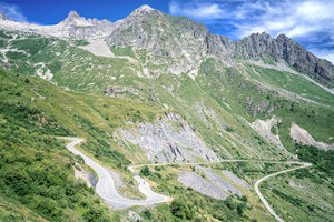 Col da la Madeleine - Original Cycling Art by davidt. Unique gifts for cyclists. Cycling photography prints