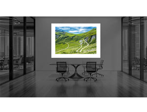 Col da la Madeleine - Cycling Office Art. Unique gifts for cyclists. Cycling photography prints