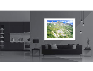 Col da la Madeleine - Original Cycling Art. Unique gifts for cyclists. Cycling photography prints art for offices