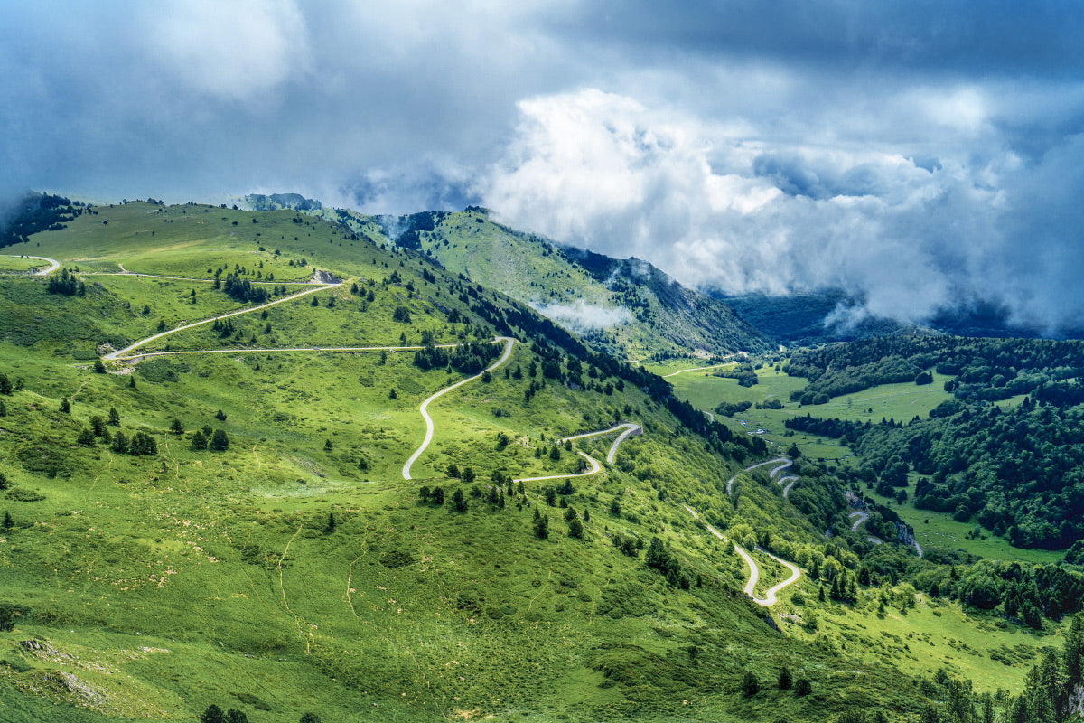 Port de Pailhères - The Pyrenees. One of the Great Cycling Road Climbs Fine Art Cycling Photography by davidt