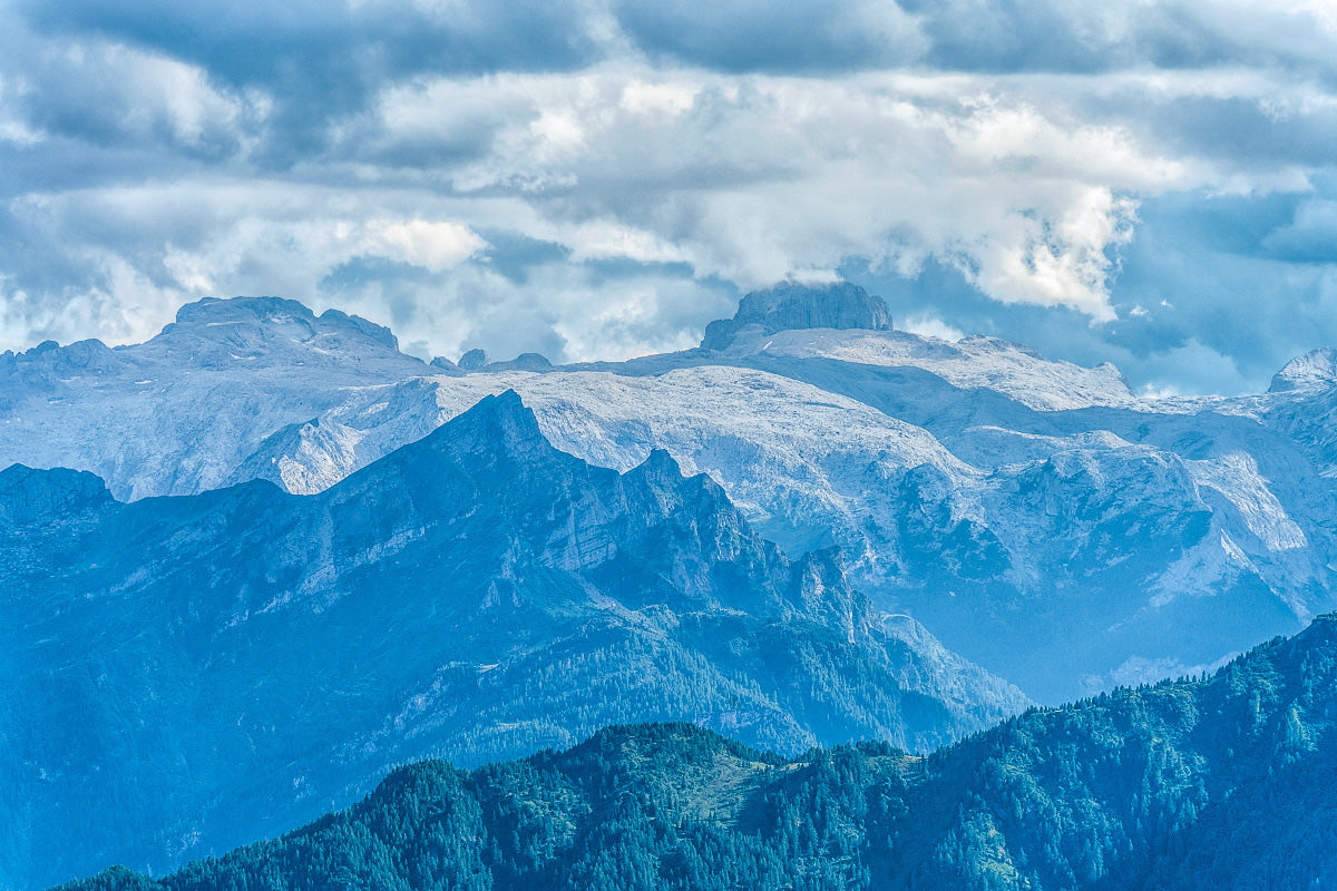 The Marmolada Glacier from the Passo Giau The Dolomites Gifts for Cyclists, Cycling Photography Prints by davidt