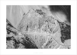 Col d'Izoard - Modern Day Hero B&W - Gifts for cyclists