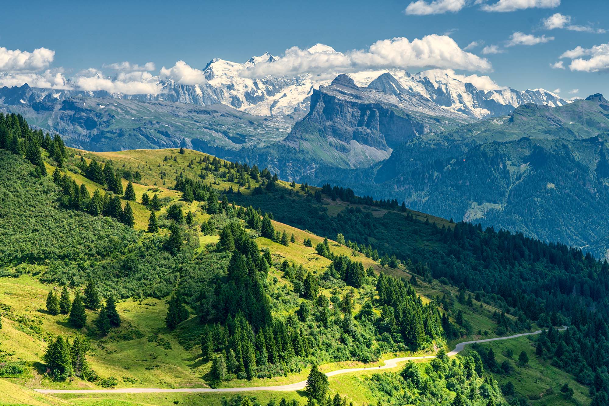 Mont Blanc Col de Joux Plane