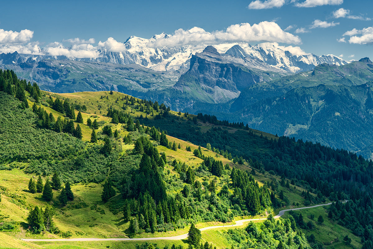 Col de Joux Plane - Mont Blanc Massive by davidt
