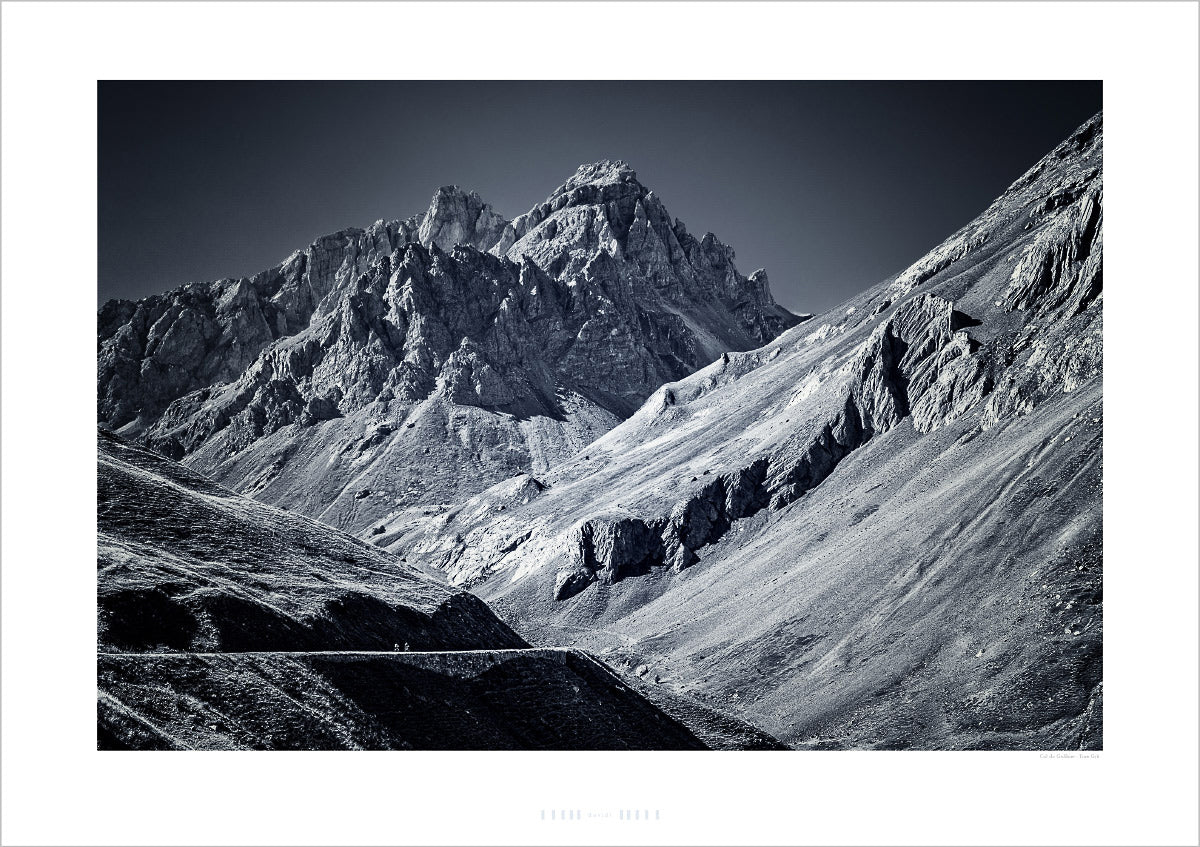 Col du Galibier - True Grit - Cycling photography prints by davidt, Cycling Art, Unique Gifts for Cyclists,Cycling Photography Prints,