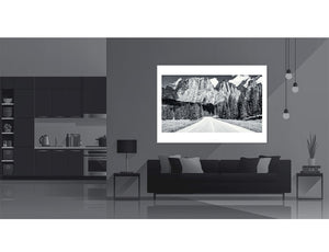 The Mountains Call Limited Edition - Black and White cycling photography print by davidt. Gifts for cyclists. Cycling art.