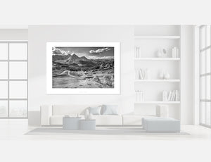 Col d'Izoard - Northern Climb - b & w cycling photography print by davidt. Gifts for cyclists