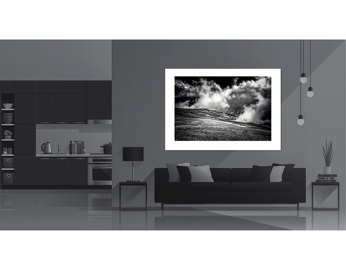 Over the Top - Black and White - Fine art cycling photography for your home, office, studio and pain cave by davidt