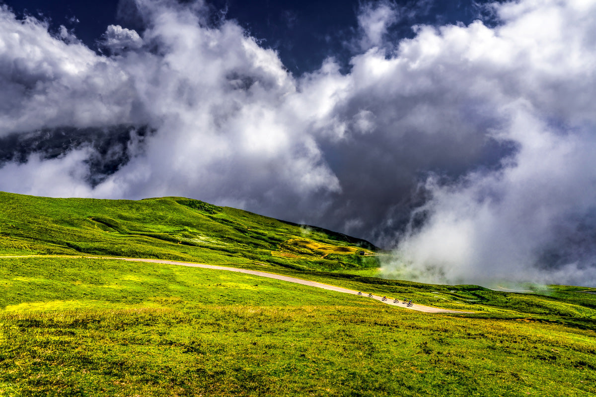 Over the Top - Cycling landscape photography prints by davidt Cycling art