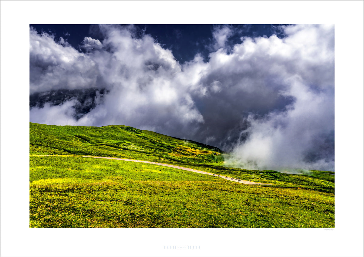 Over the Top - Cycling landscape photography prints