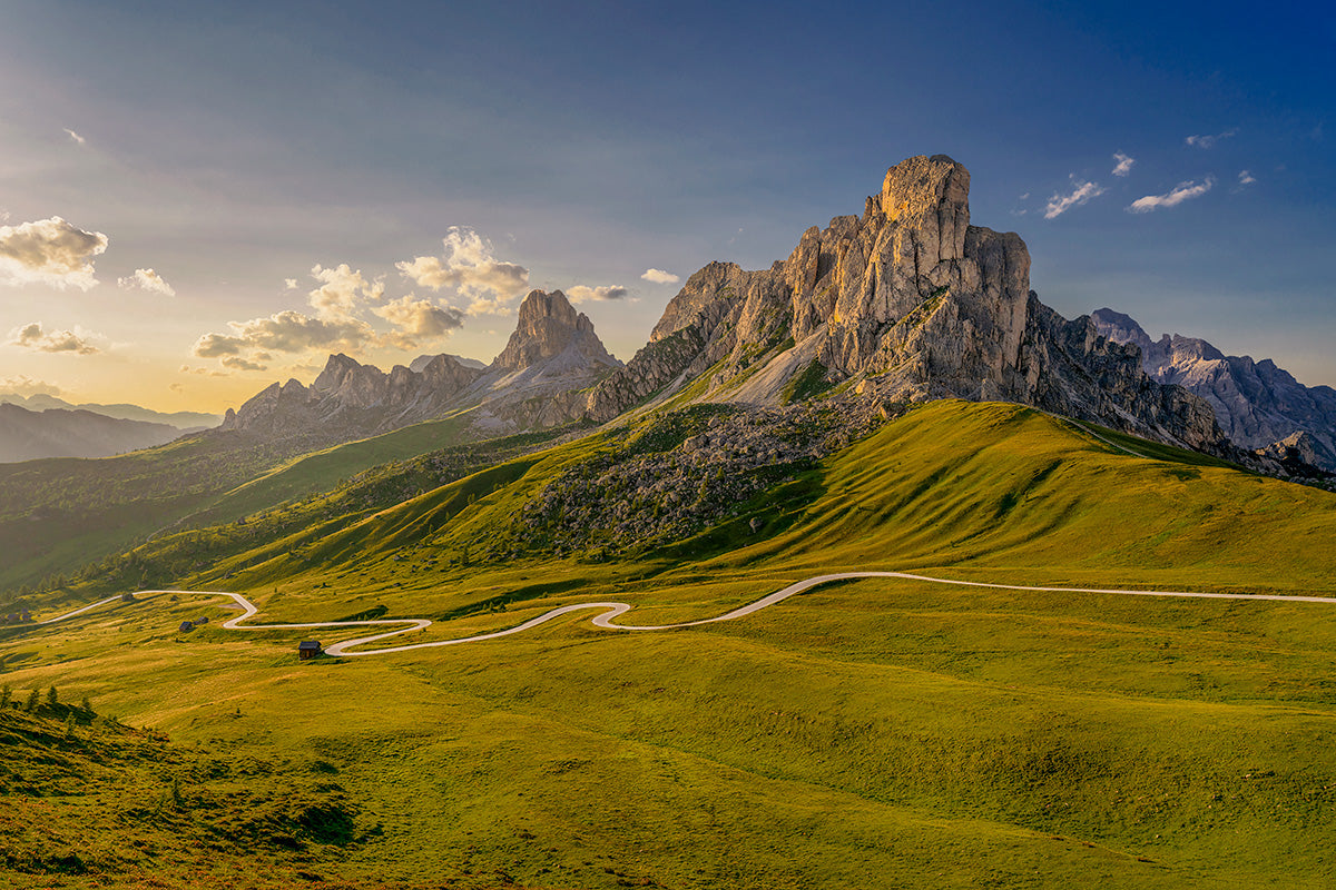 Passo Giau The Dolomites Cycling art prints Gifts for Cyclists by davidt
