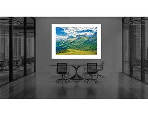 Passo Pordoi  - The Dolomites cycling photography prints by davidt art for offices