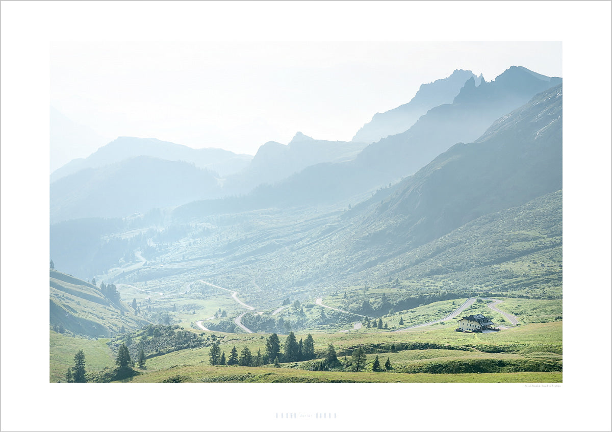 Passo Pordoi - Road to Arabba - The Dolomites - Gifts for Cyclists, Cycling Photography Prints by davidt