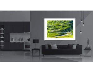 Passo Pordoi - Riders of the Maratona 2022 - The Dolomites - Gifts for Cyclists, Cycling Photography home prints by davidt