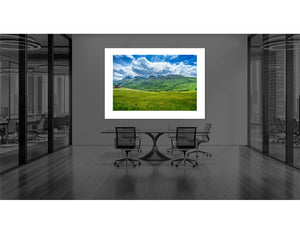 Passo Pordoi - Eastern Valley Cycling office prints - The Dolomites 