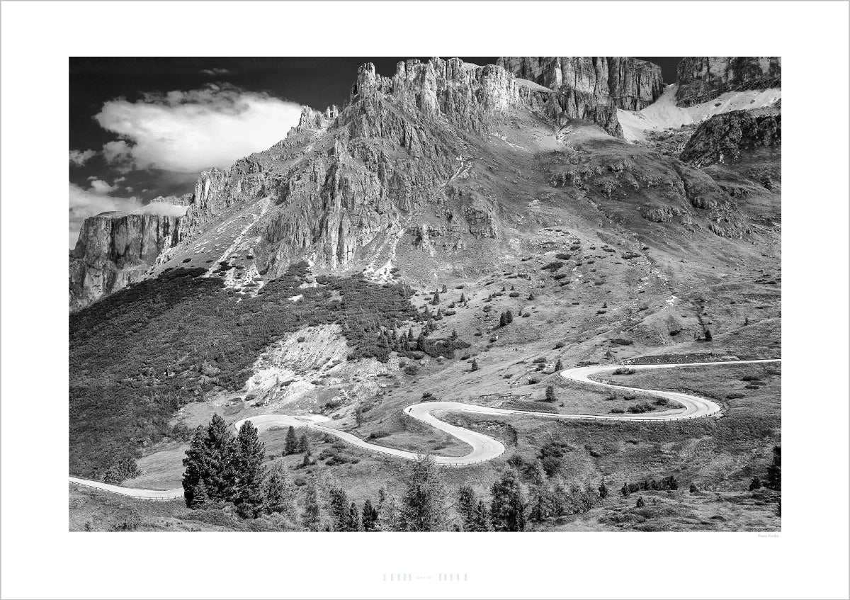 Passo Pordoi - The Dolomites - Gifts for Cyclists, Cycling Photography Prints by davidt