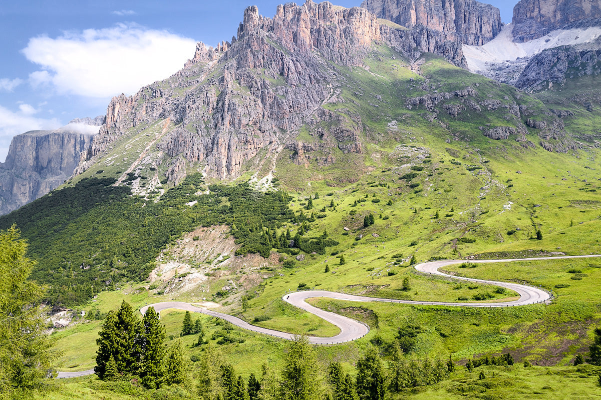 Passo Pordoi - Cycling prints. The Dolomites - Gifts for Cyclists, Cycling Photography Prints by davidt