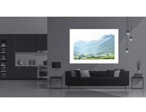 Road to Arabba Passo Pordoi -  in the early morning sun.  - The Dolomites - Gifts for Cyclists, Cycling Photography Prints by davidt.