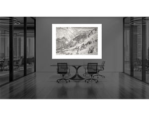 Col d'Izoard Race Day. Cycling photography office prints by davidt. 