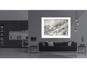Col d'Izoard Race Day. Cycling photography prints by davidt. Original gifts for cyclists.