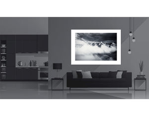 Rolling in the Deep - Black and White fine art cycling landscape photography for your home office and studio by davidt