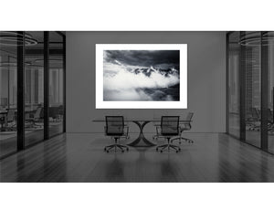 Rolling in the Deep - Black and White fine art cycling landscape photography for your home office, pain cave and studio by davidt