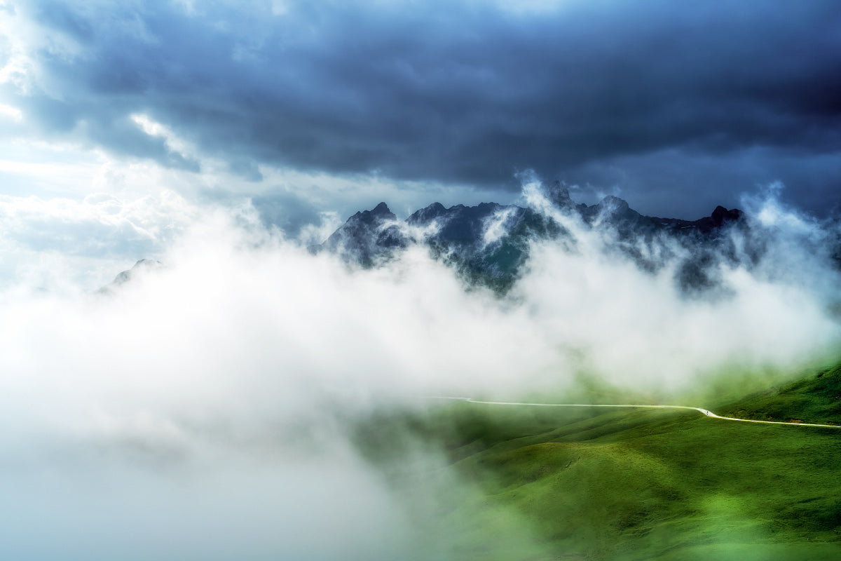 Rolling in the Deep - Cycling Landscape Photography Cycling Art - Gifts for Cyclists