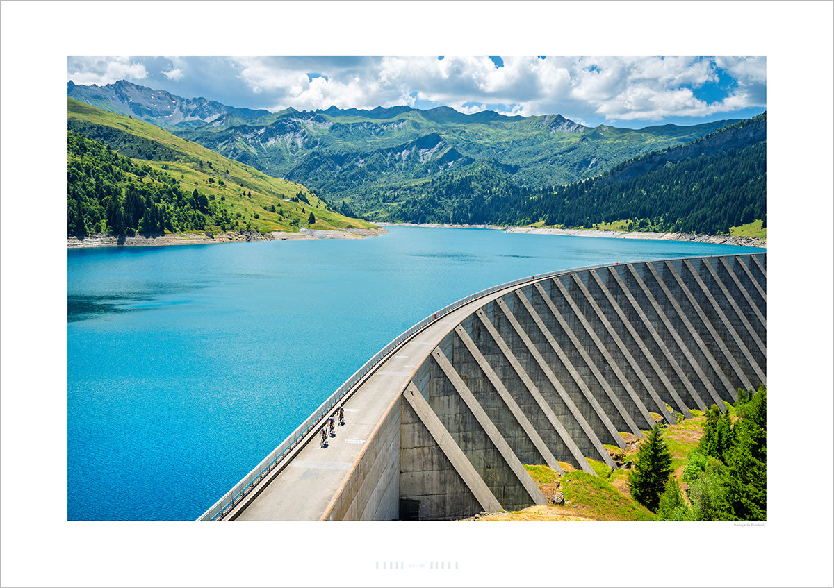 Barrage de Roselend Print