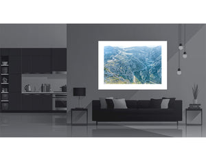 Sa Calobra, Mallorca, The Tie Knot Cycling Prints, Cycling Art, Unique Gifts for Cyclists