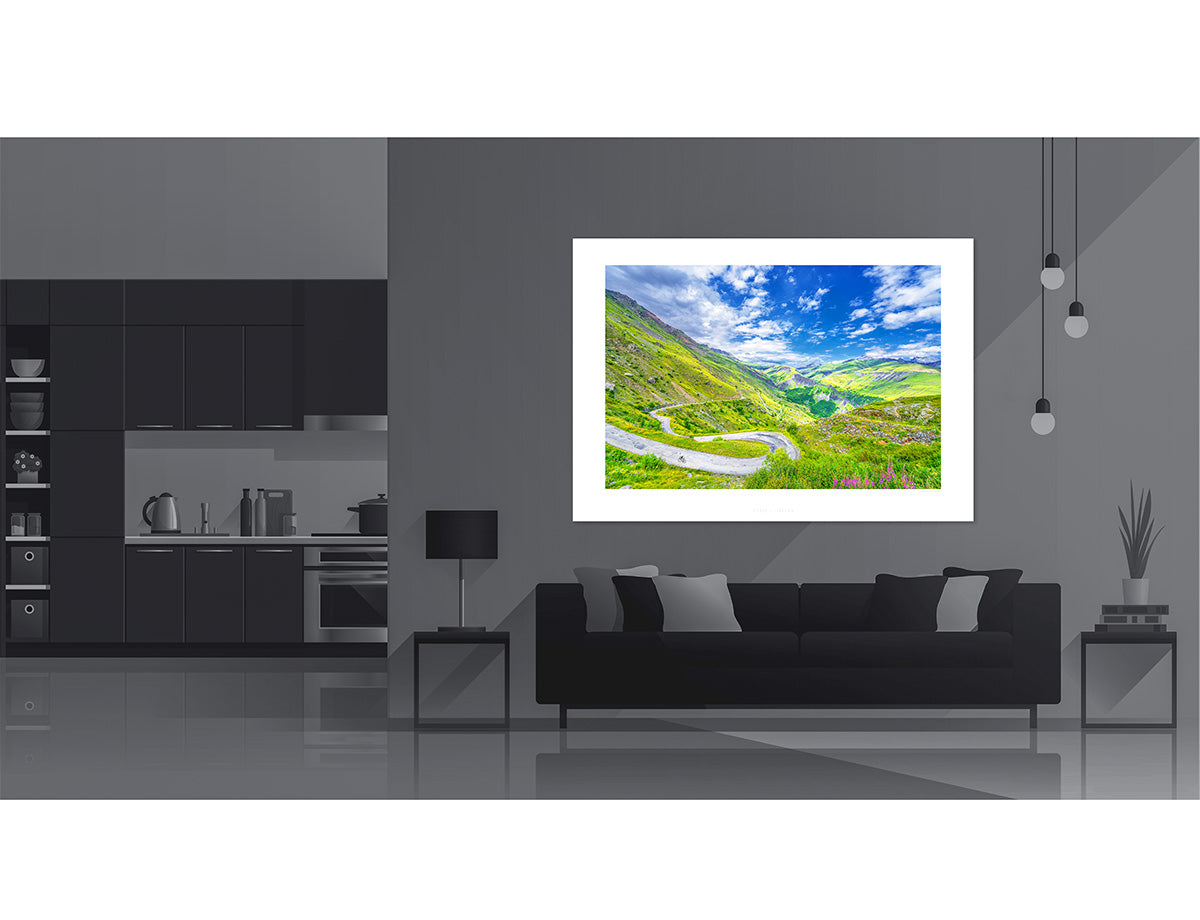 Col de Sarenne - Cycling Art, Cycling Prints, Gifts for Cyclists, Cycling Photography Prints,