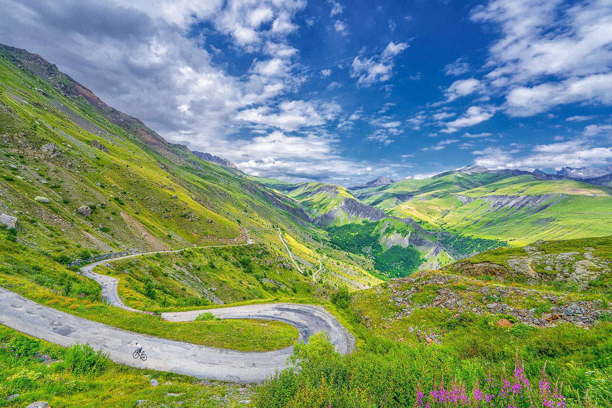 Col de Sarenne - Cycling Art, Cycling Prints, Cycling photos, Gifts for Cyclists, Cycling Decor, Cycling Photography Prints, Cycling Interiors, Luxury Gifts for Cyclists, Photography Prints by davidt