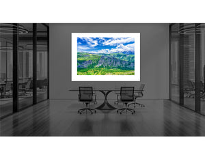 Col de Sarenne - Valley - Cycling Office Art, Cycling Prints, Gifts for Cyclists, Cycling 